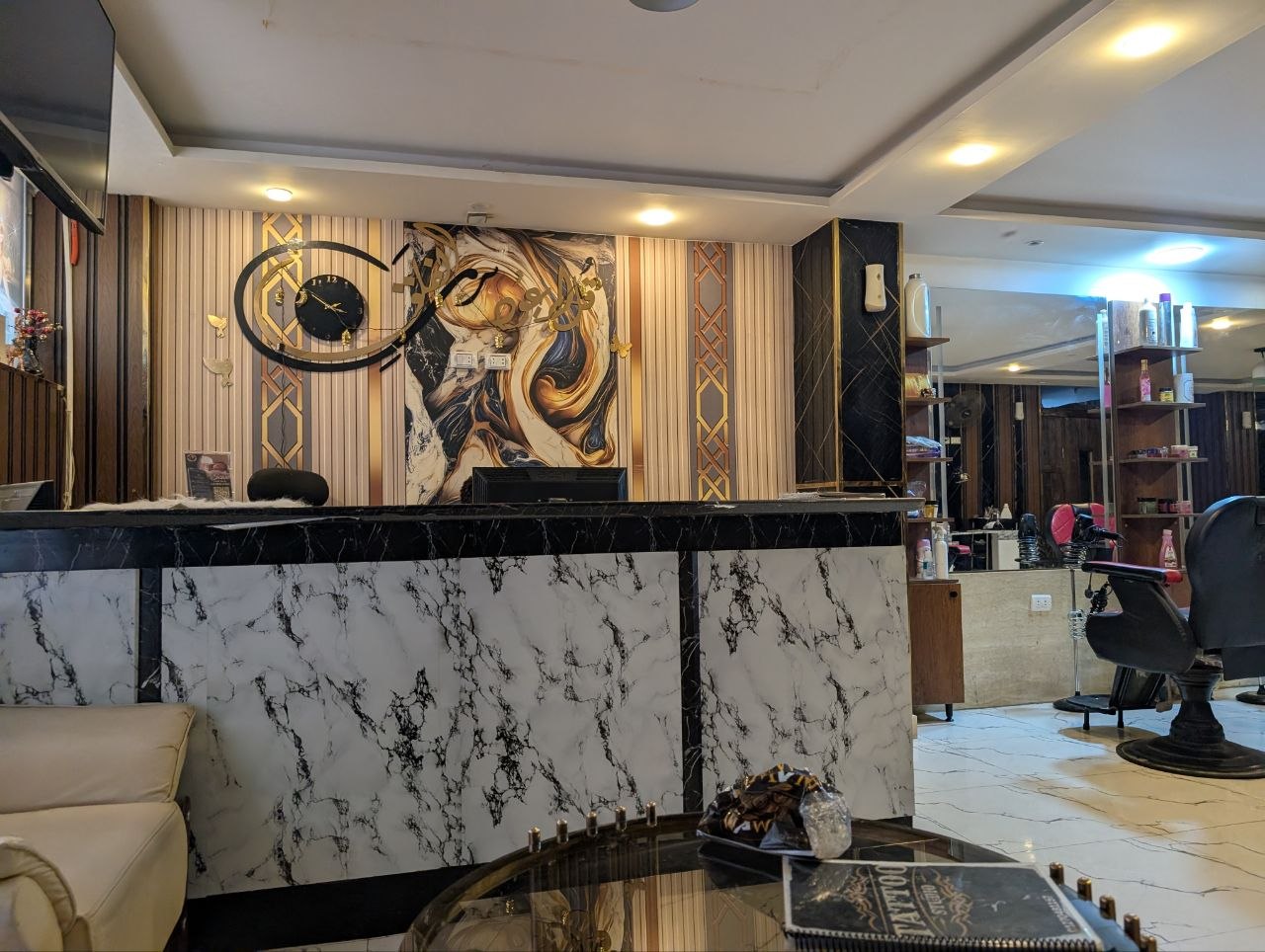 Empfang von World Spa Hurghada, Pediküre selbst getestet